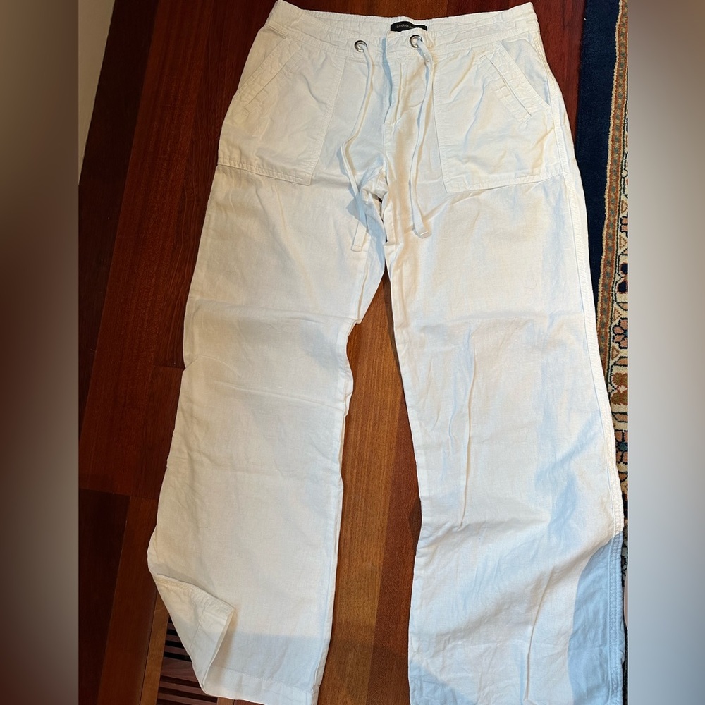 Banana Republic Martin Fit Pants in White